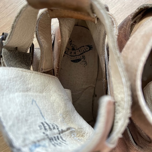 Freebird By Steven Size 10 Brown Leather Rollin Boot - Picture 2 of 10